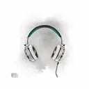 Man with green headphones and a black hoodie, Twitch Streamer / Gamer Ludwig, Twitch Streamer, Andrew Thomas Huang, 1024 tattoo design idea