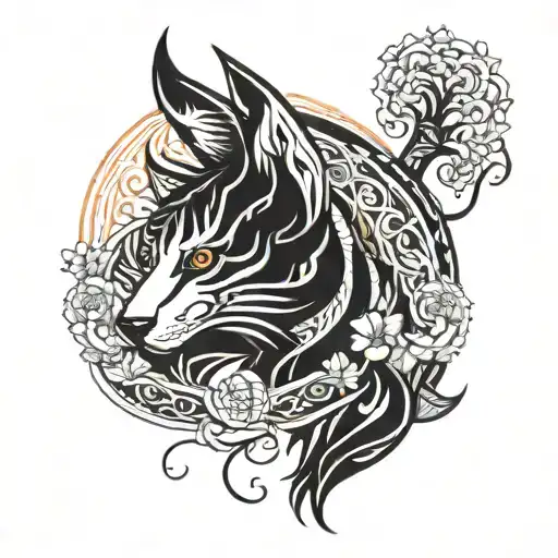nyami nyami tattoo design idea
