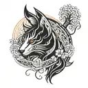 nyami nyami tattoo design idea