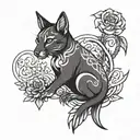 nyami nyami tattoo design idea