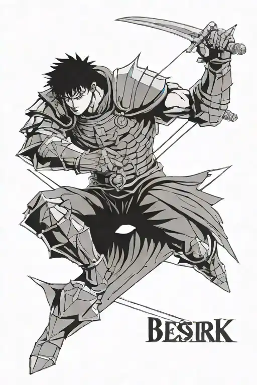 berserk guts anime berserk tattoo design idea