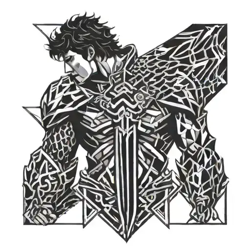 berserk guts tattoo design idea