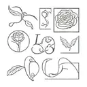 1978 1979 2003 love tattoo design idea