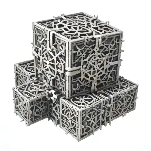 Hellraiser puzzle box tattoo design idea