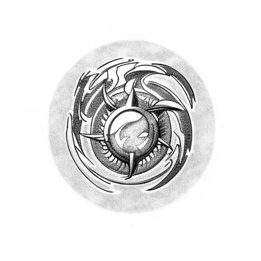 beyblade dragon pokeball tattoo design idea