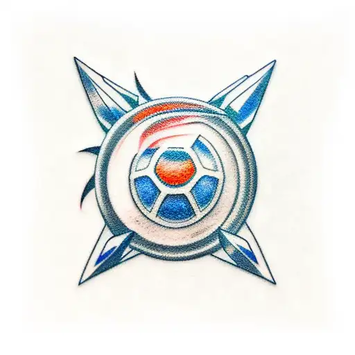 beyblade dragon pokeball tattoo design idea