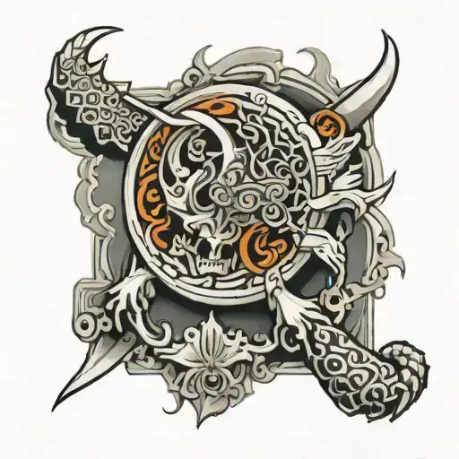 Noble, Elias, pants tattoo design idea