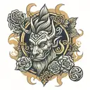 Noble, Elias, pants tattoo design idea