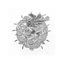 Phoenix tattoo design idea