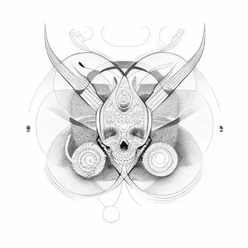 lines tattoo design idea