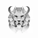 lines tattoo design idea