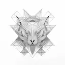 lines tattoo design idea