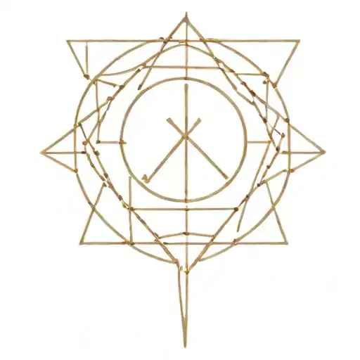 sigil style tattoo design idea