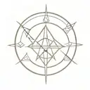 sigil style tattoo design idea