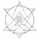 sigil style tattoo design idea