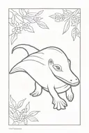 platypus tattoo design idea