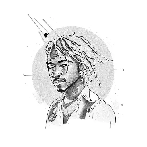 Lil uzi vert song you’ll get over it, lyrics saying I like that girl so much, I wish i never met her tattoo design idea