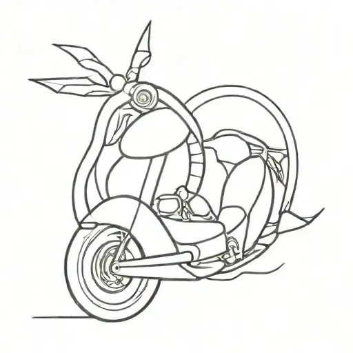 turbo tattoo design idea