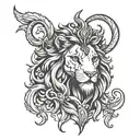 Aslan tattoo design idea