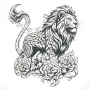Aslan tattoo design idea