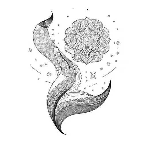 SERENE tattoo design idea