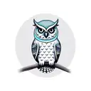 CUTE OWL tattoo design idea