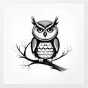 CUTE owl tattoo design idea