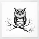 CUTE owl tattoo design idea