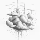 CLOUD tattoo design idea