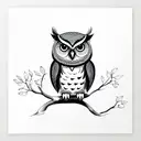 CUTE owl tattoo design idea
