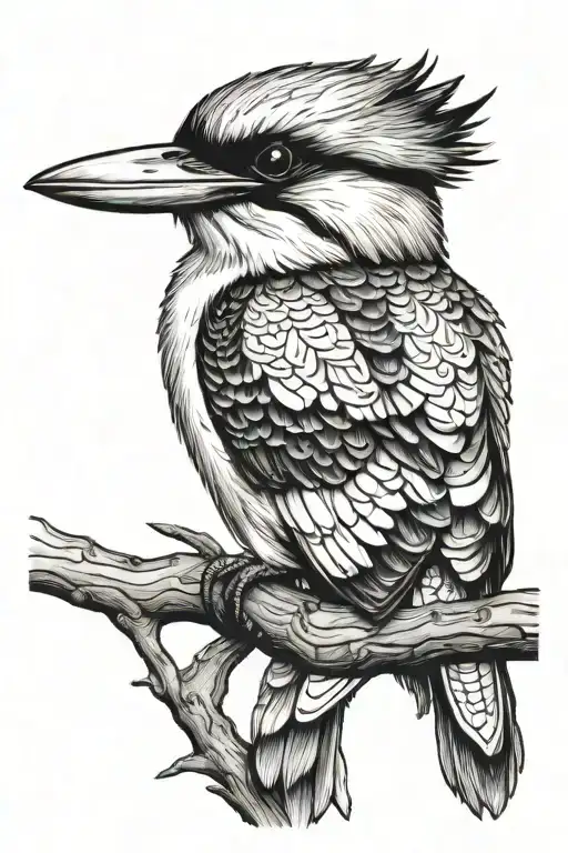 Kookaburra tattoo design idea