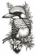 Kookaburra tattoo design idea