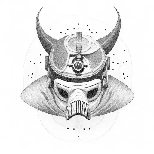 omni mask, with a veterinarian twist  tattoo design idea