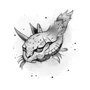 a couple raving tattoo design idea