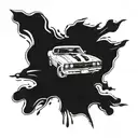 1969 chevelle ss tattoo design idea