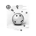 8 Ball tattoo design idea