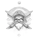 seafarer tattoo design idea
