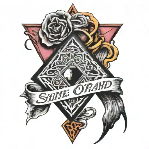'Shine on you crazy diamond memorial tattoo - pink floyd  tattoo design idea