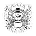 Jar of Flies tattoo design idea