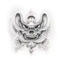 gates of underworld  tattoo design idea
