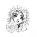 lil peep  tattoo design idea