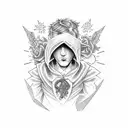 lil peep  tattoo design idea