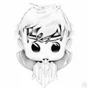 lil peep  tattoo design idea