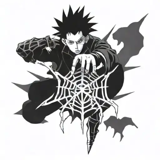 Hunter X Hunter spider troupe with Chrollo’s symbol  tattoo design idea