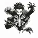 Hunter X Hunter spider troupe with Chrollo’s symbol  tattoo design idea