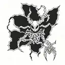 Hunter X Hunter spider troupe with Chrollo’s symbol  tattoo design idea