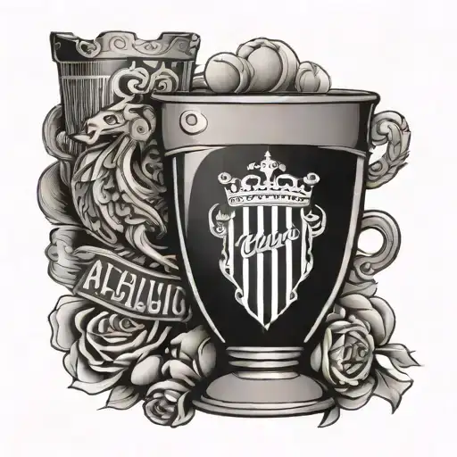 Athletic club Bilbao wins cup of the king tattoo design idea