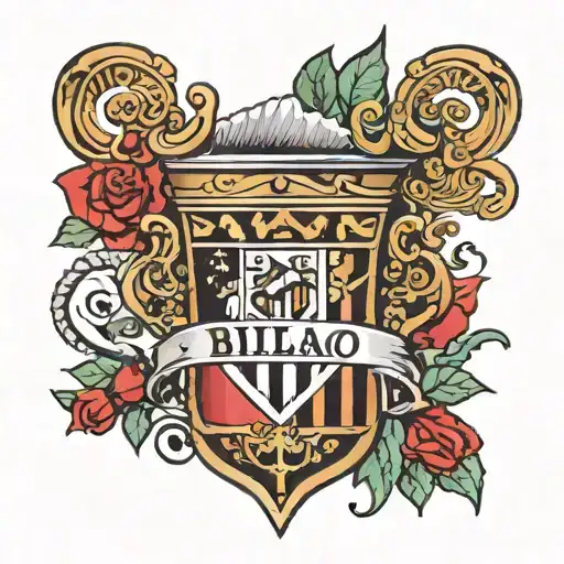 Athletic club Bilbao cup of the king tattoo design idea
