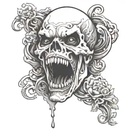 pride, lust, and gluttony  tattoo design idea