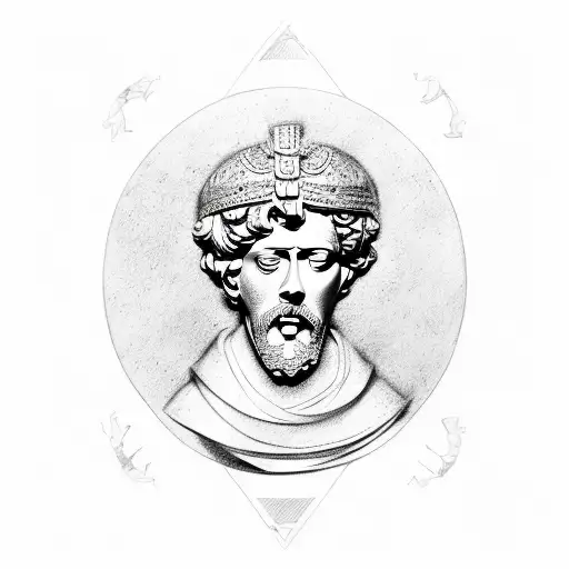 Marcus Aurelius  tattoo design idea